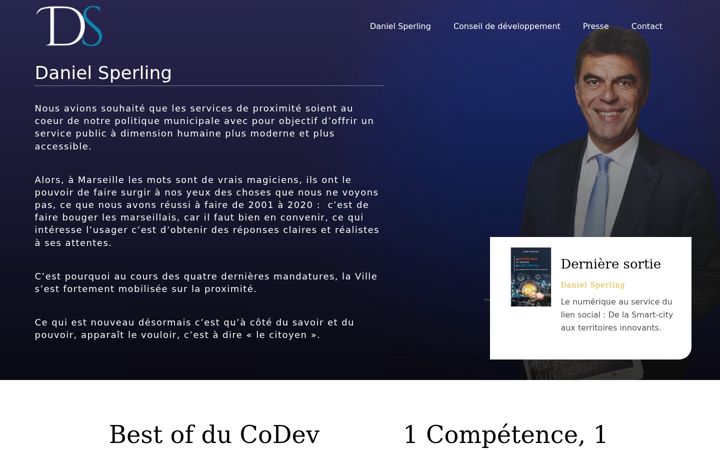 Screenshot of danielsperling.com