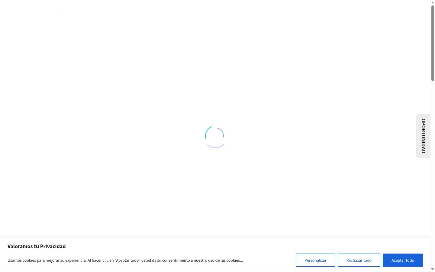 Screenshot des Einwilligungsbanners vor jeglicher Interaktion