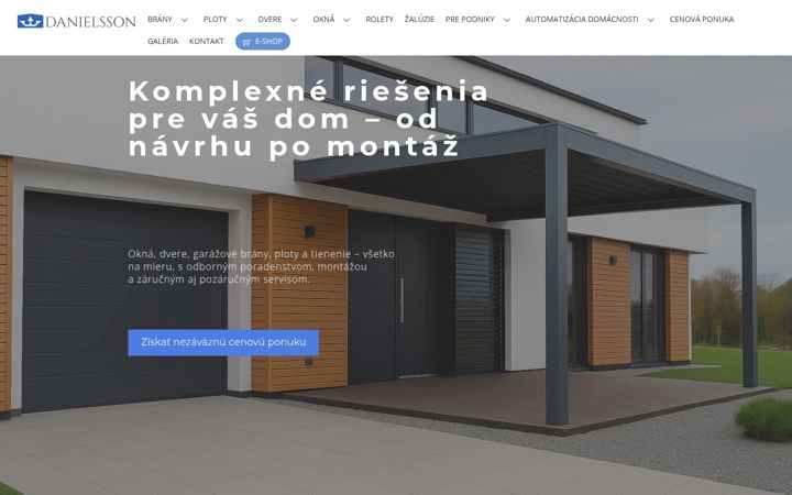 Screenshot of danielsson.sk