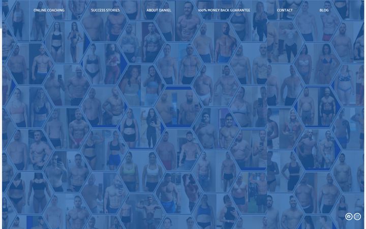 Screenshot of danielstadlerfitness.com