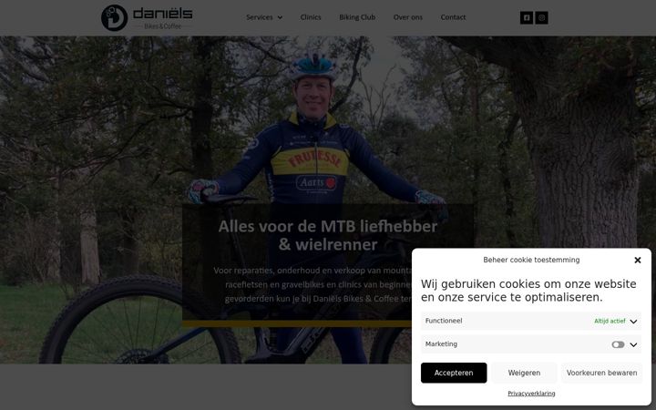 Captura de ecrã de danielstechniek.nl