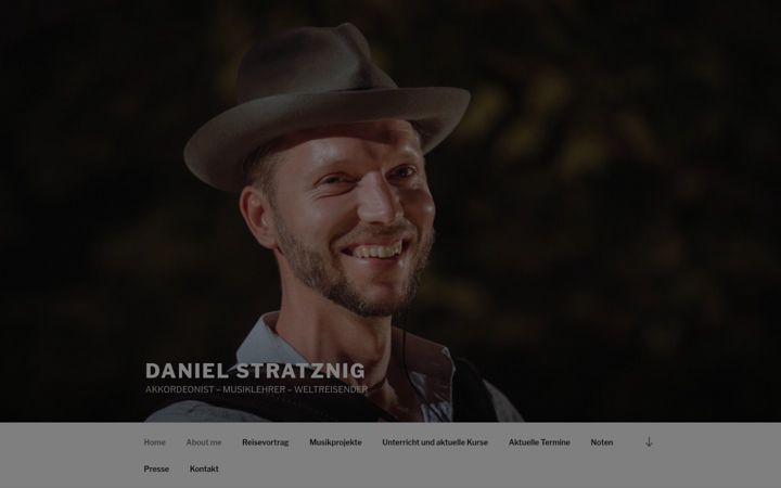Screenshot of danielstratznig.com