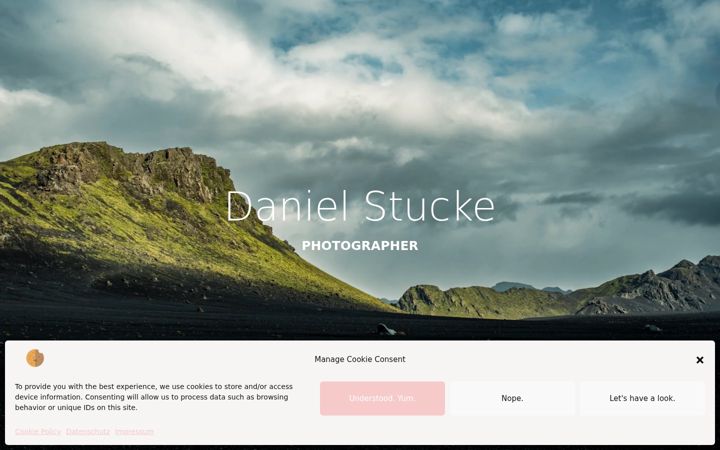 Screenshot of danielstucke.de