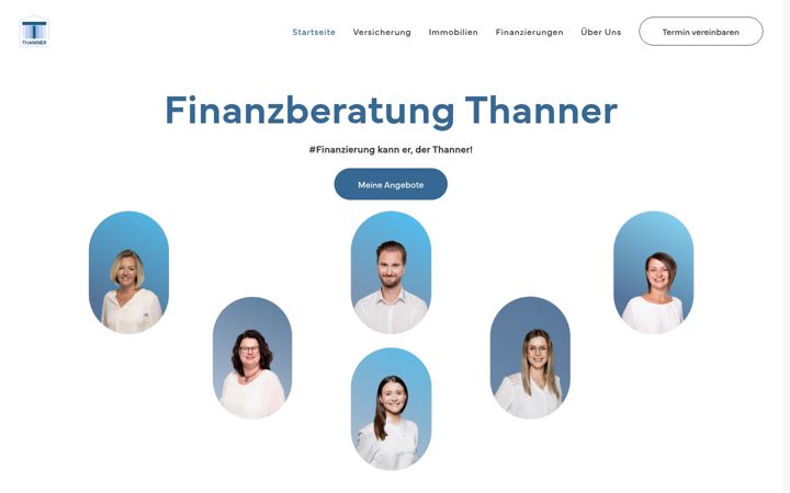 Screenshot of danielthanner.net