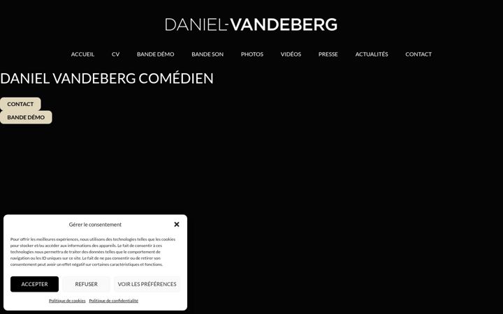 Screenshot of danielvandeberg.com
