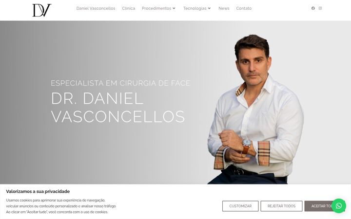 Screenshot stránky danielvasconcellos.com.br