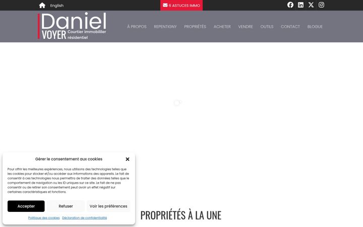 Screenshot of danielvoyer.com
