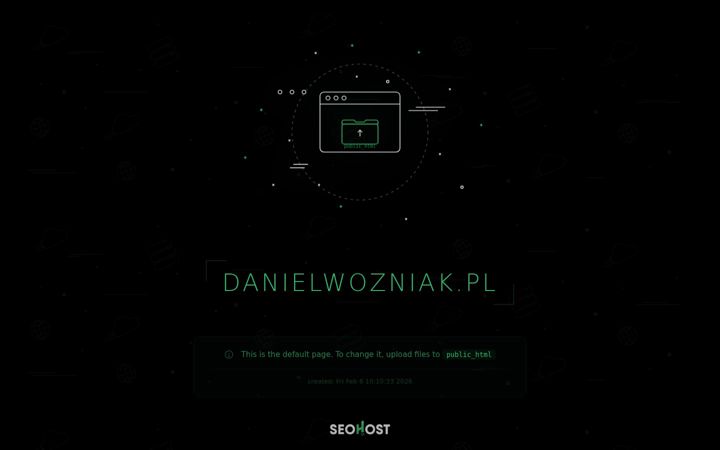 Screenshot of danielwozniak.pl