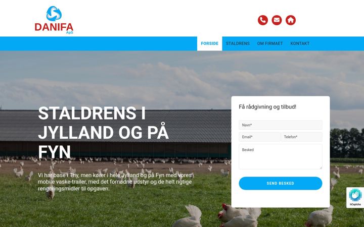 Screenshot of danifa.dk