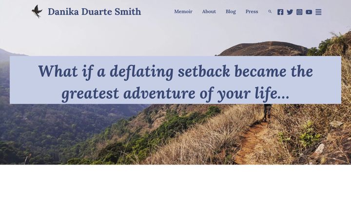 Screenshot of danikaduartesmith.com