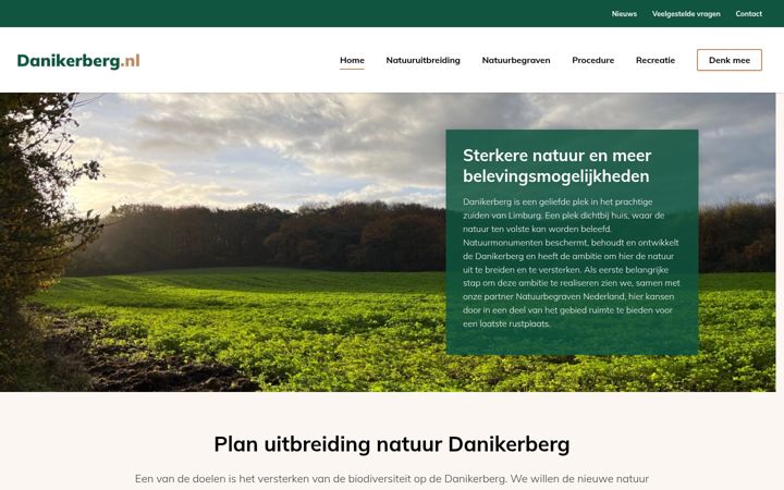 Captura de ecrã de danikerberg.nl
