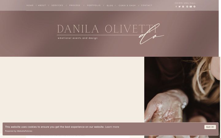 Screenshot of danilaolivetti.it
