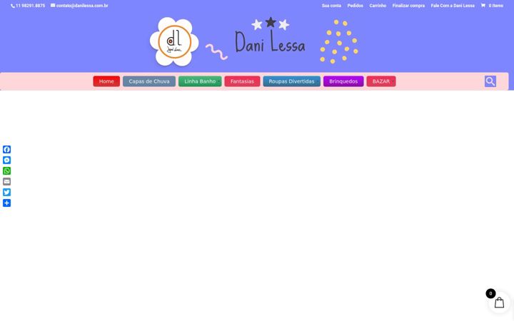 Screenshot stránky danilessa.com.br