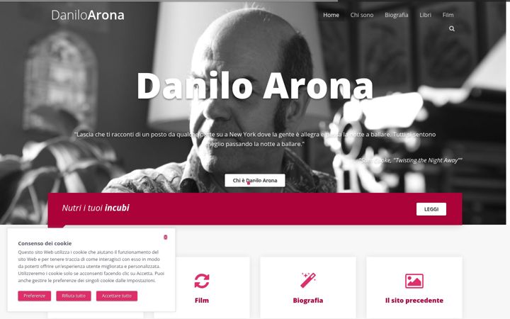 Screenshot of daniloarona.com