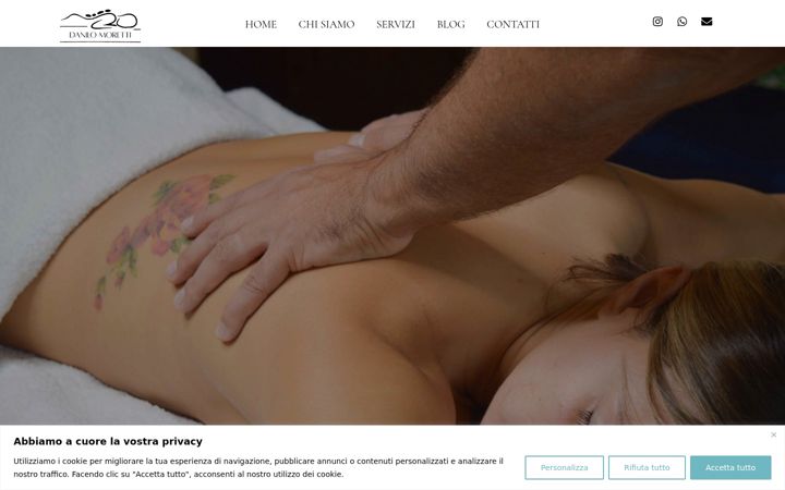 Screenshot of danilomorettimassaggiatore.it
