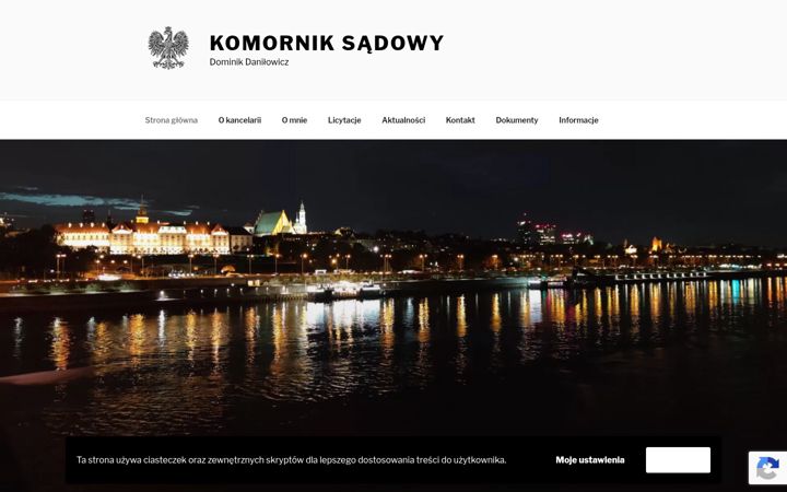 Screenshot of danilowicz-komornik.pl