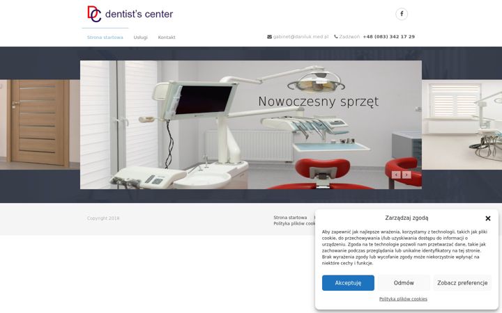 Screenshot of daniluk.med.pl