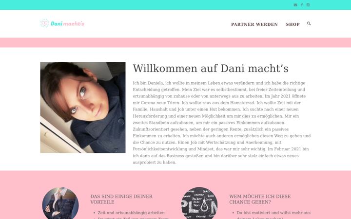 Screenshot of danimachts.de