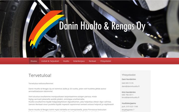Screenshot di daninhuolto.fi