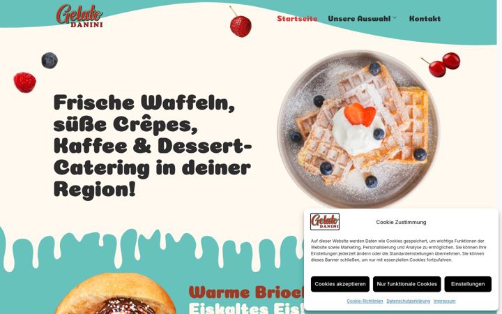 Screenshot of danini-catering.de