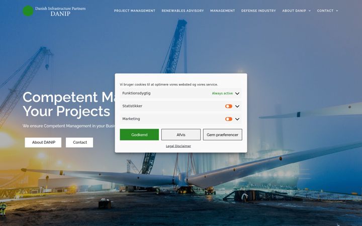 Screenshot of danip.dk