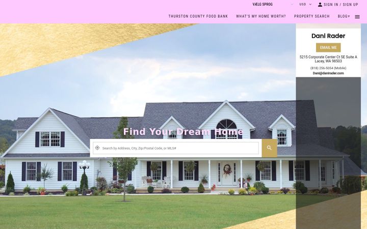 Screenshot of danirader.com