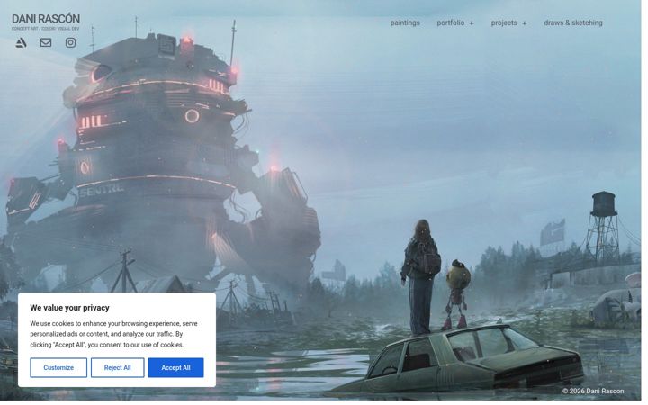 Screenshot of danirascon.com