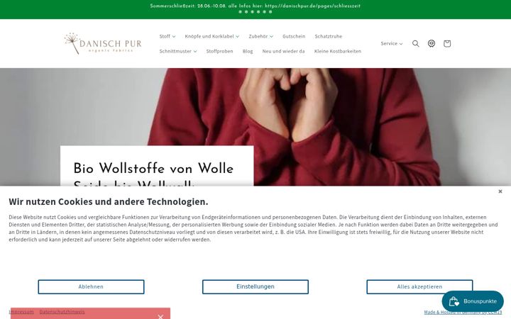 Screenshot of danischpur.de