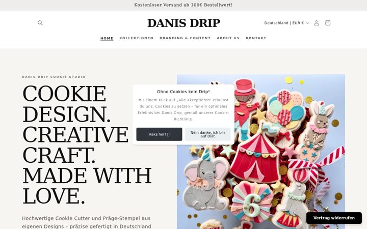 Screenshot of danisdrip.de