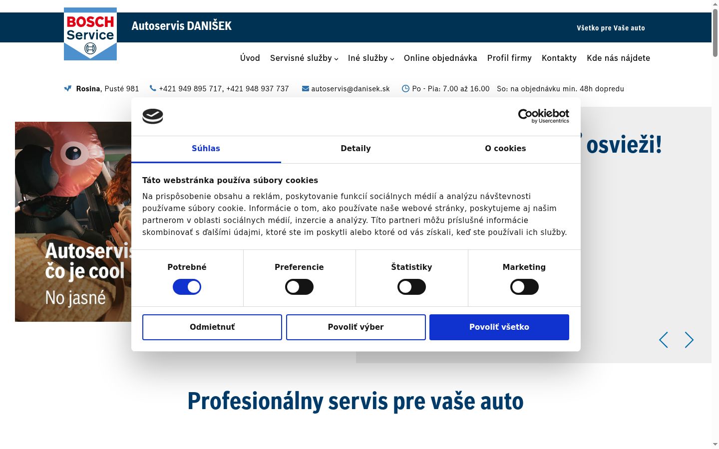 Screenshot tal-banner tal-kunsens muri qabel kwalunkwe interazzjoni