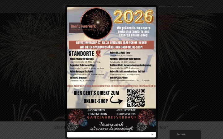 Képernyőkép: danisfeuerwerk.at