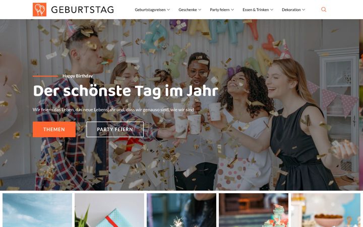 Screenshot of danisgeburtstagstipps.de