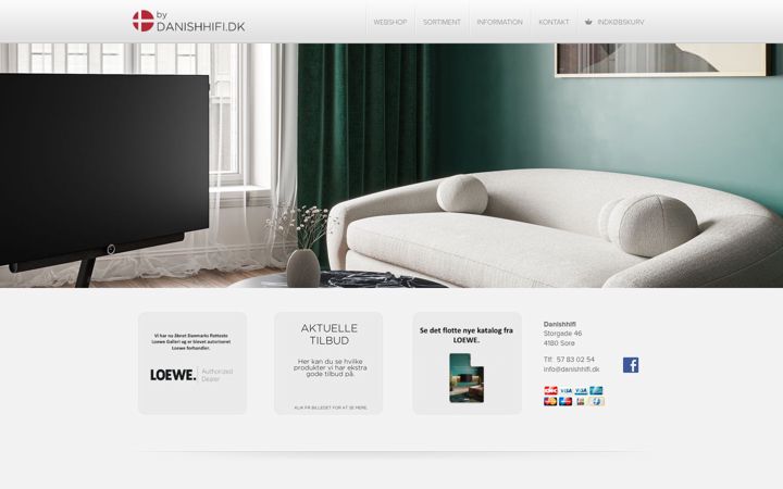Screenshot di danishhifi.dk