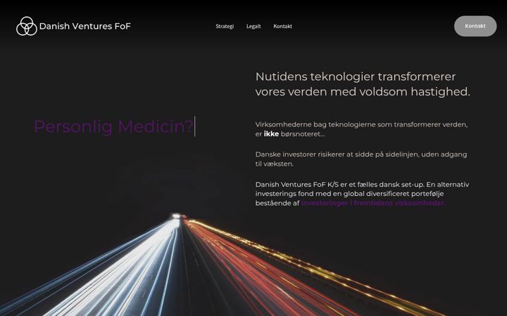 Screenshot of danishventures.dk