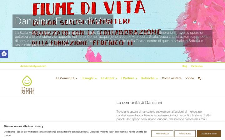 Screenshot of danisinni.it