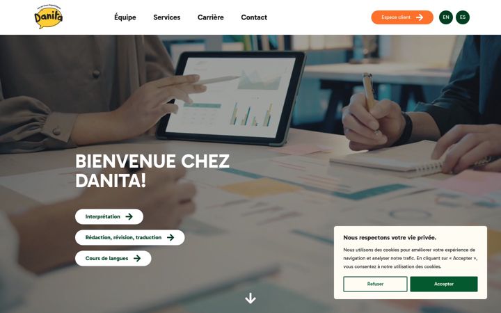 Képernyőkép: danita.ca
