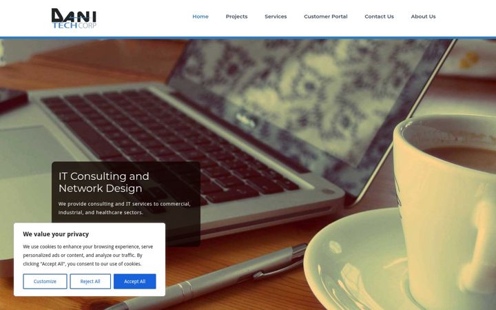 Screenshot of danitechcorp.com