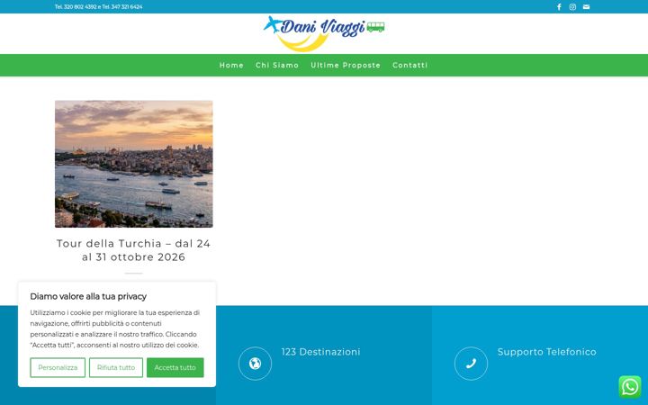 Screenshot of daniviaggi.it