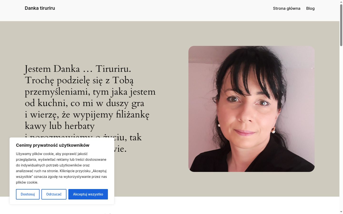 Screenshot του banner συγκατάθεσης που εμφανίστηκε πριν από οποιαδήποτε αλληλεπίδραση