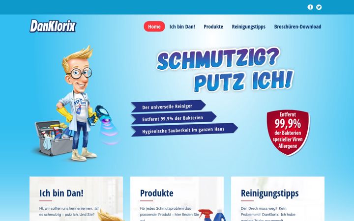 Screenshot of danklorix.de