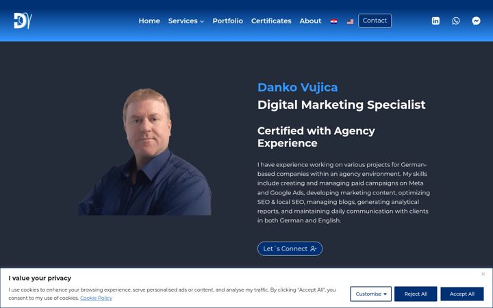 Screenshot of dankovujo.com