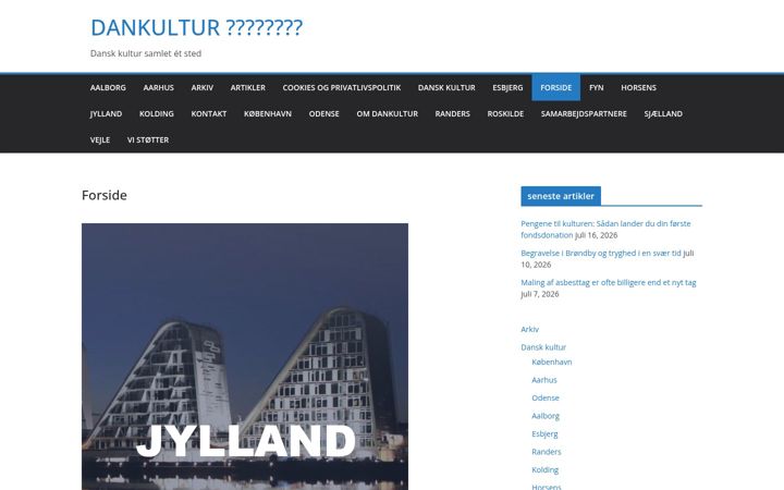 Screenshot of dankultur.dk