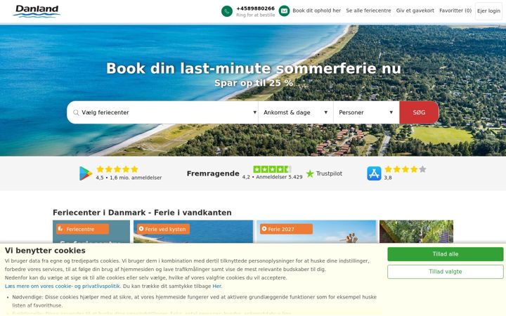 Screenshot di danland.dk