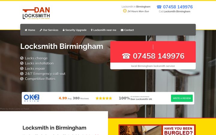 Screenshot of danlocksmith.uk