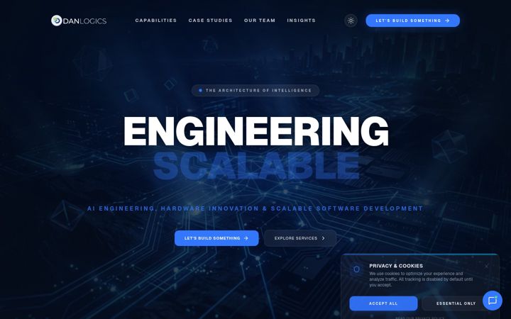 Screenshot of danlogics.com