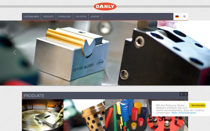 Screenshot of danly.de