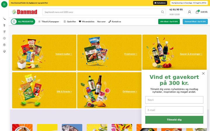 Screenshot di danmad.dk
