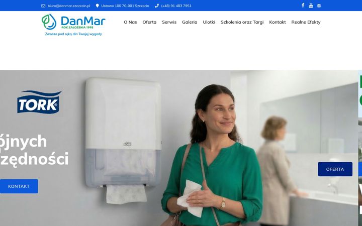 Screenshot of danmar.szczecin.pl