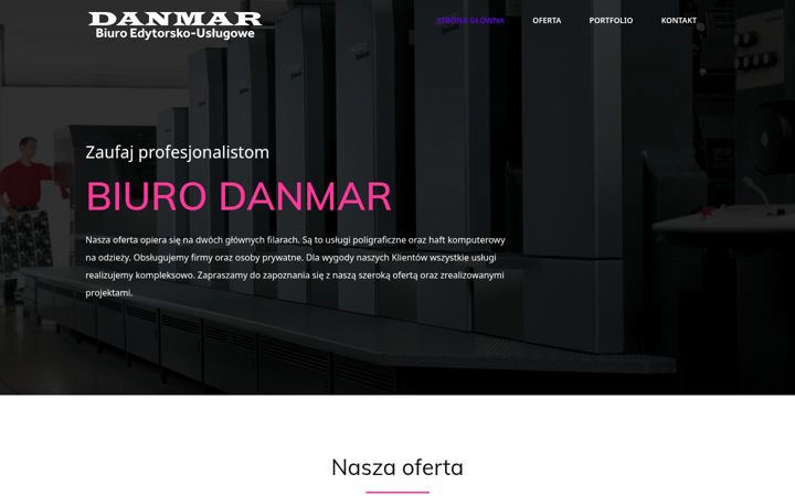 Screenshot of danmar.waw.pl