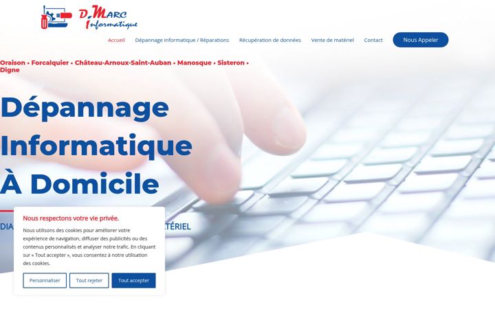 Screenshot of danmarc-informatique.com